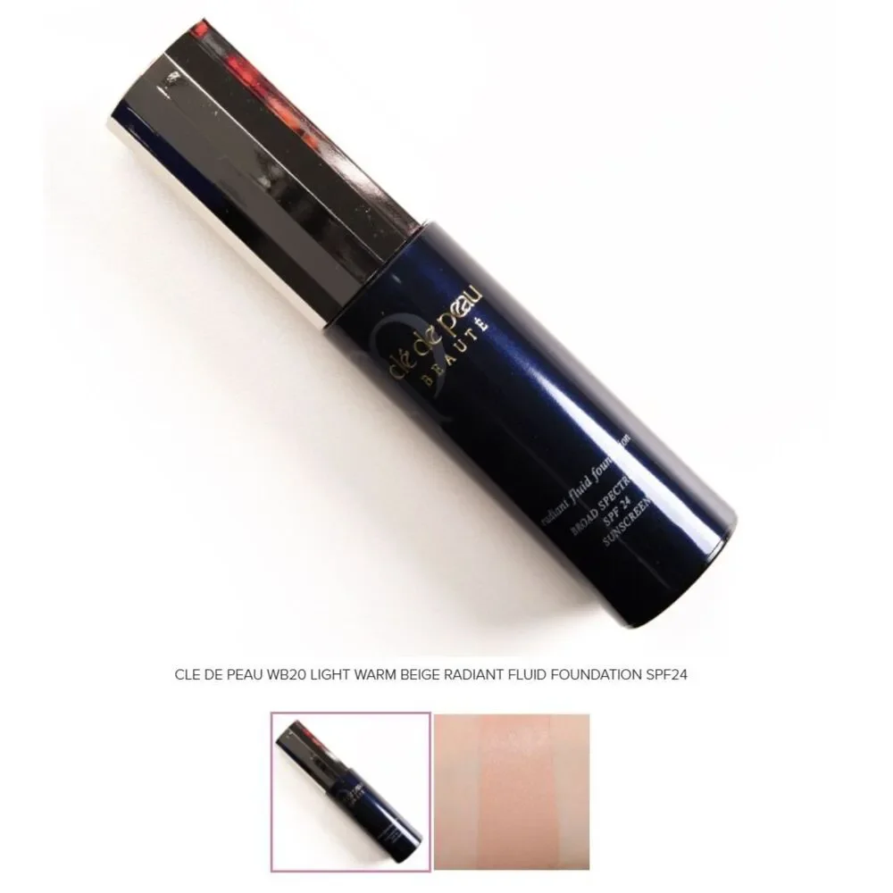 Cle de Peau WB20 Light Warm Beige Radiant Fluid Foundation SPF24 NEW